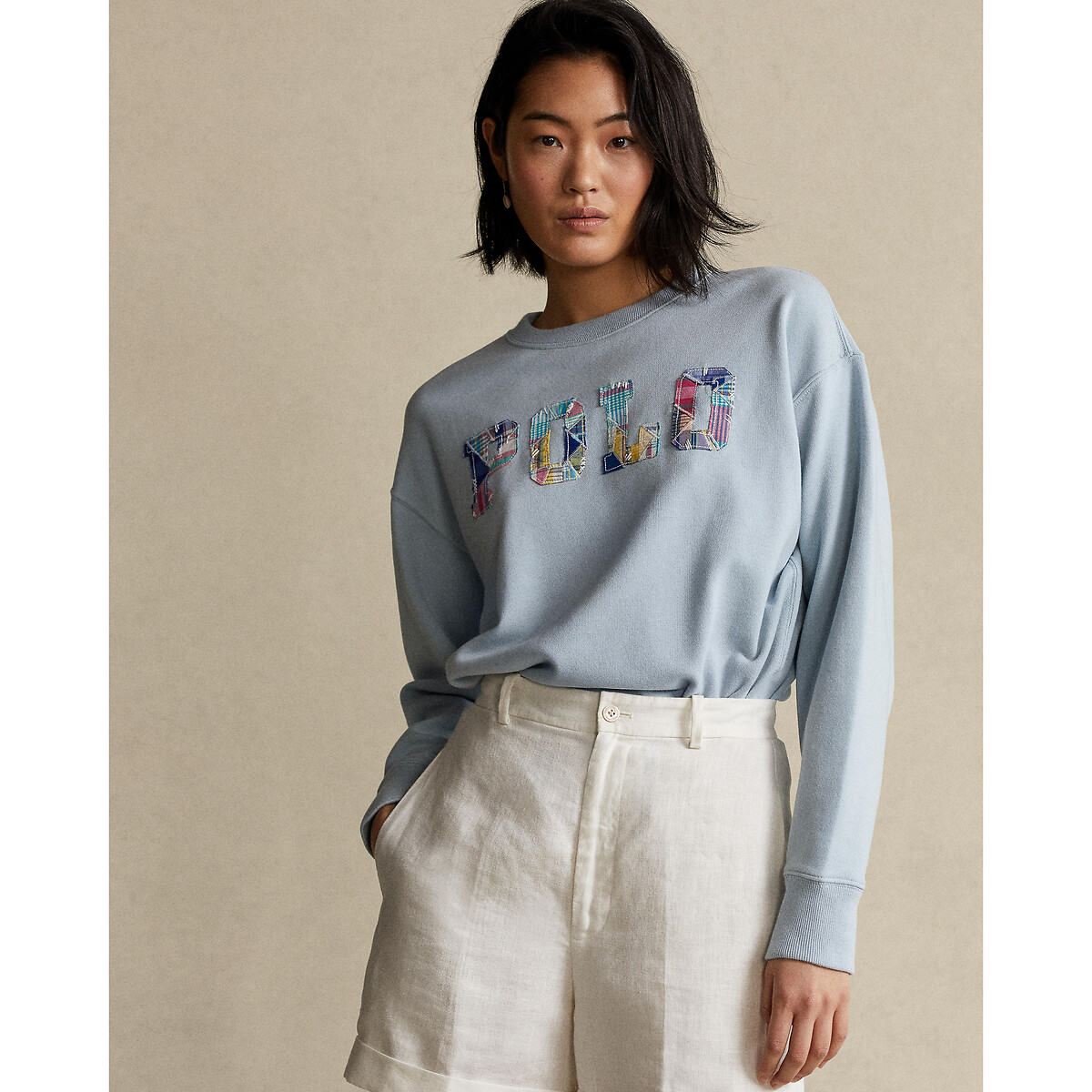 navy designer sweatshirt
