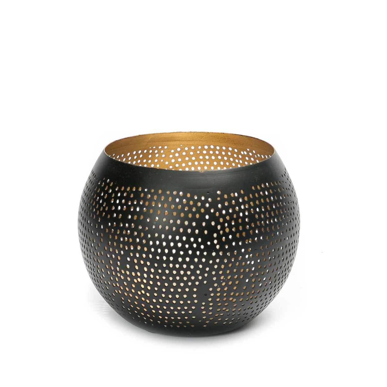 Bougeoir en laiton PIERCED, BAZAR BIZAR