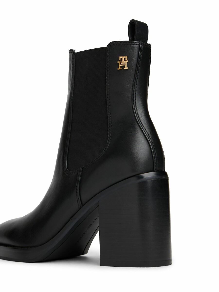 Tommy Hilfiger Botines de piel con puntera cuadrada — foto 5