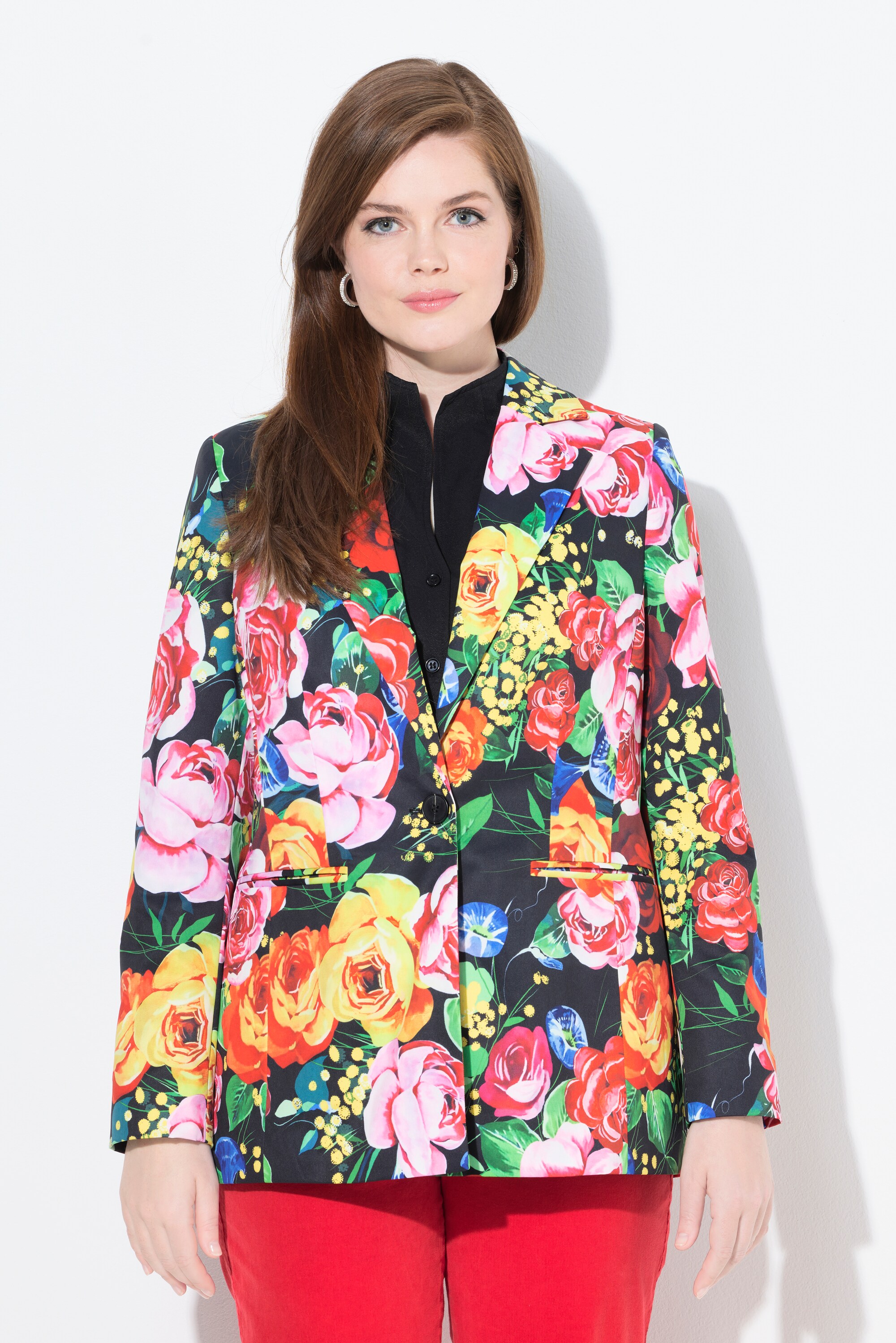 Blazer motif à fleurs, ULLA POPKEN