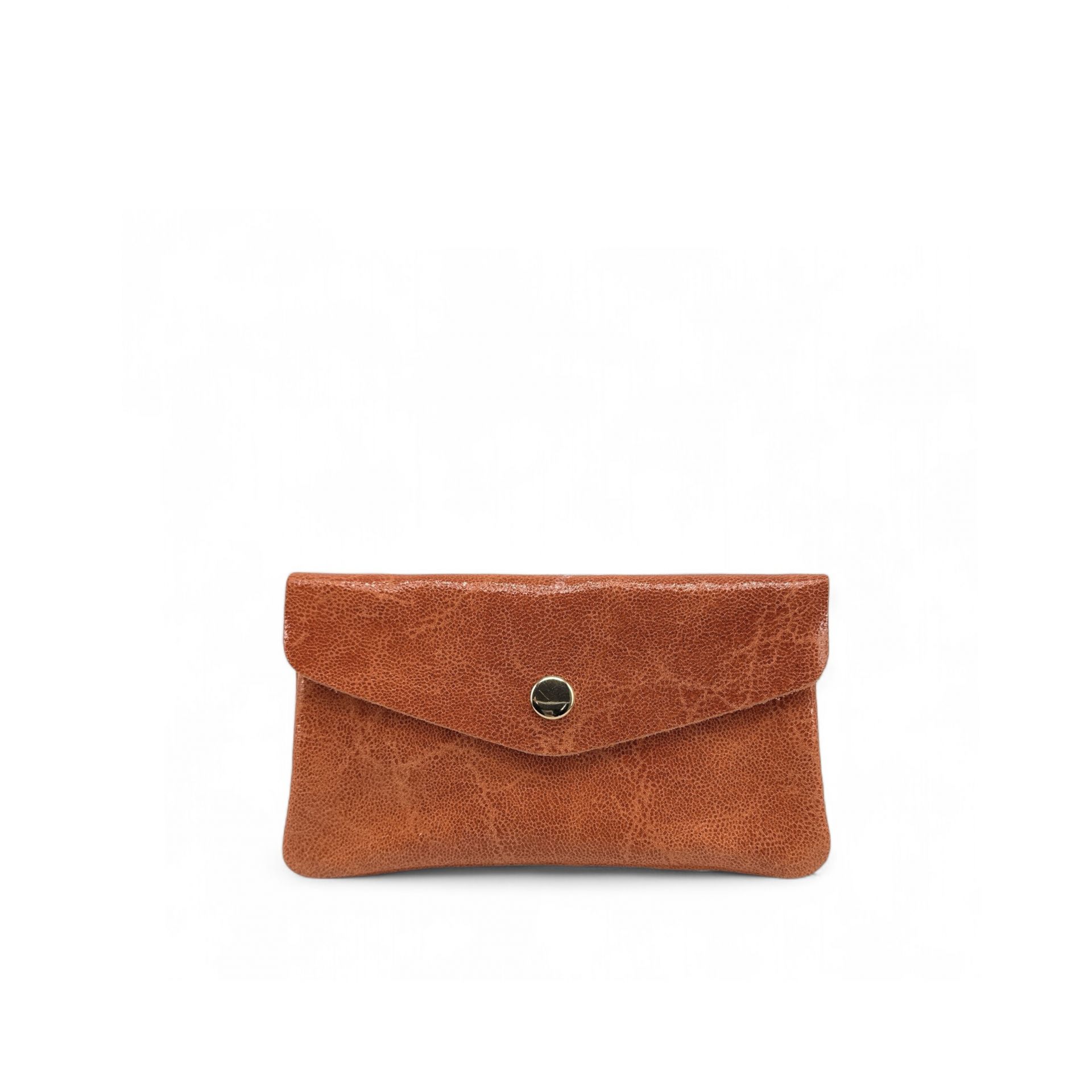 Pochette porte-monnaie en cuir brossé COMPO BROSSEE, OH MY BAG