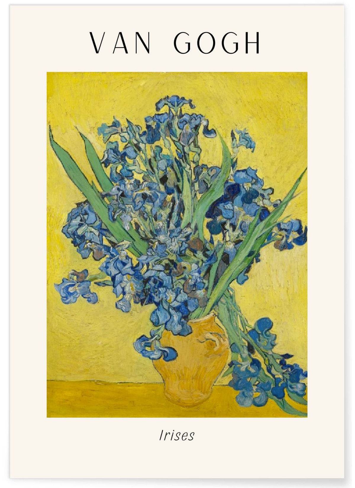Affiche Van Gogh - Irises, L'AFFICHERIE
