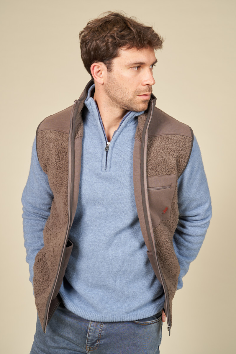 Gilet sans manche en bouclette, MCS