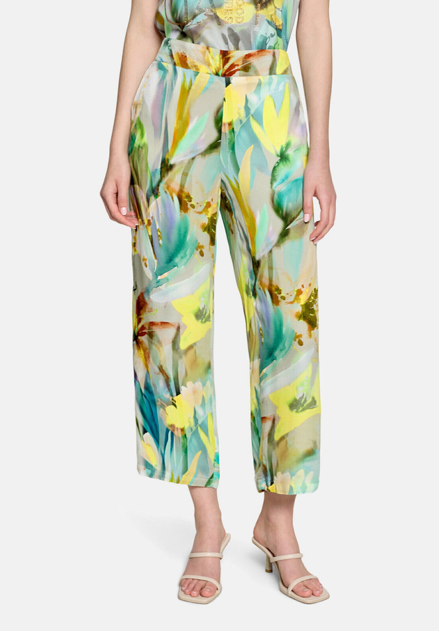 Pantalon Marlene à taille élastique, BETTY BARCLAY