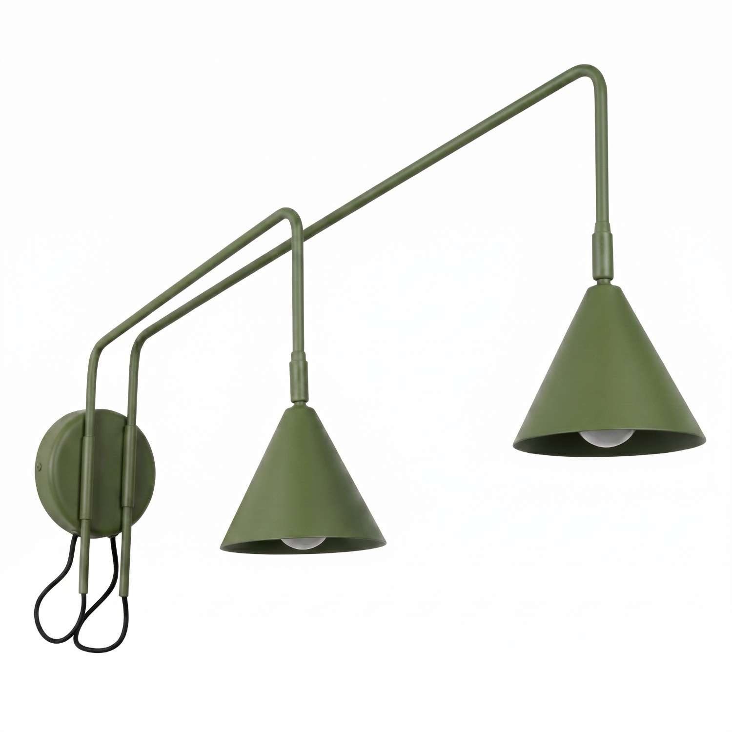 Applique murale Vert Olive E14 2 NOX, EDEN