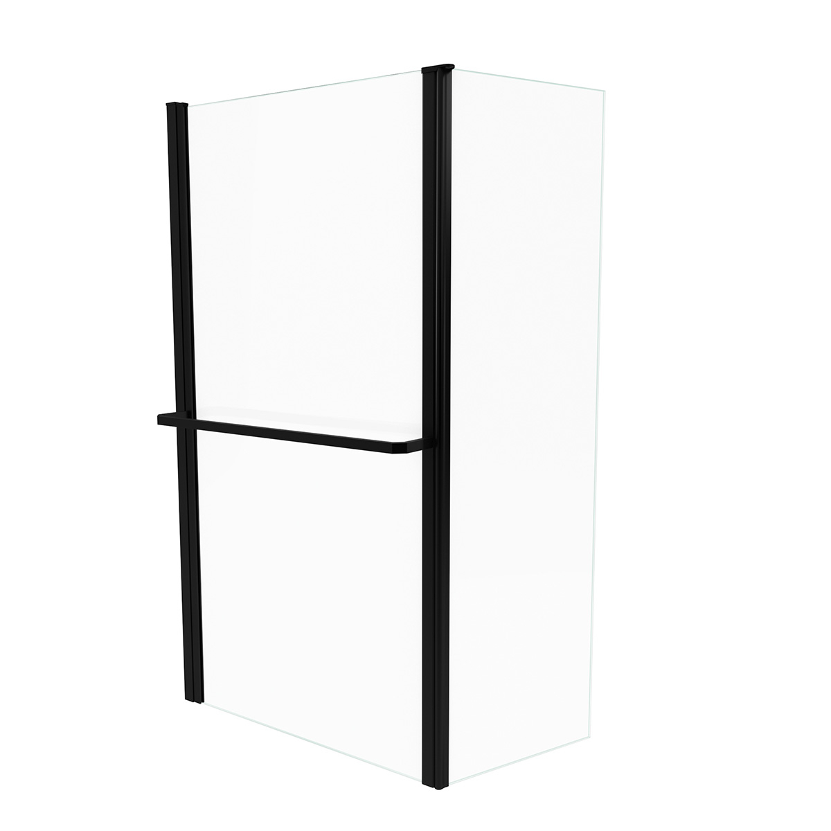 Pare baignoire avec porte serviette, HOME MAISON