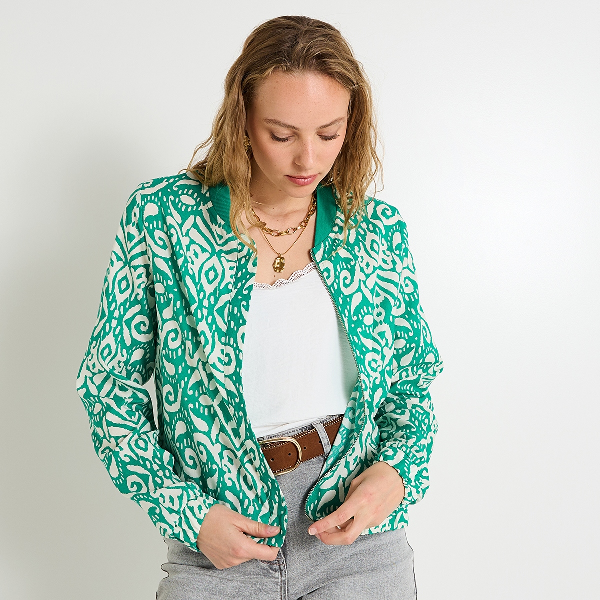 Bomber imprimé, GRAIN DE MALICE