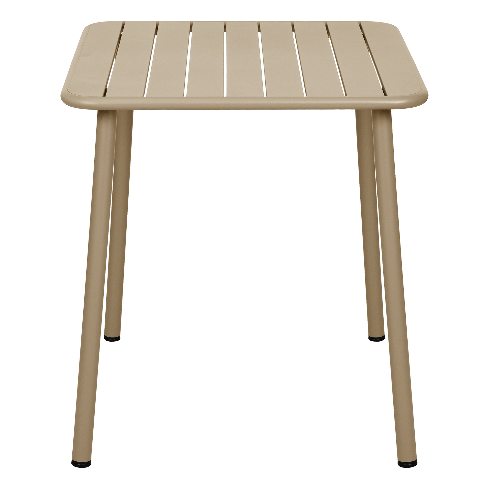 Table de jardin carrée 4 personnes en Métal - TOVERE, KENAY