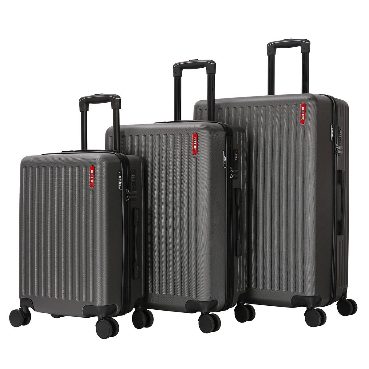 Set de 3 valises 4 roues ABS - URBANITE - DEELUXE, DEELUXE