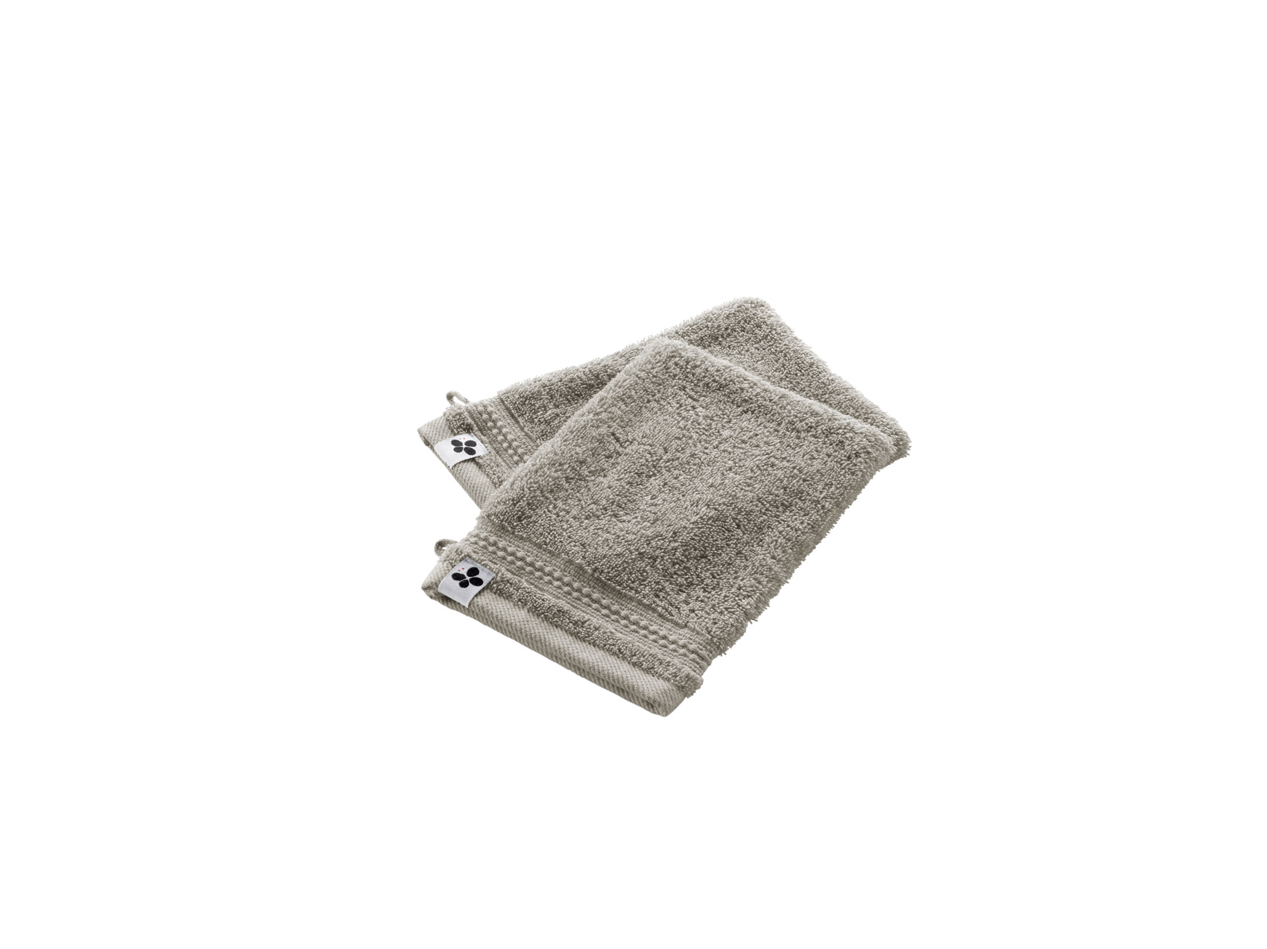 Lot de 2 gants de toilette Garance bleu minuit 15 x 21 cm, EDEN