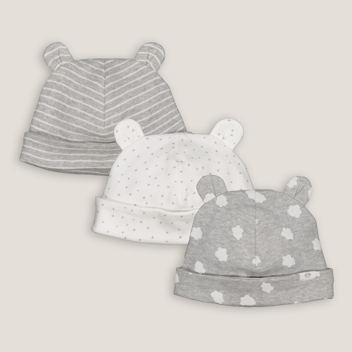 Pack of 3 Hats in Cotton