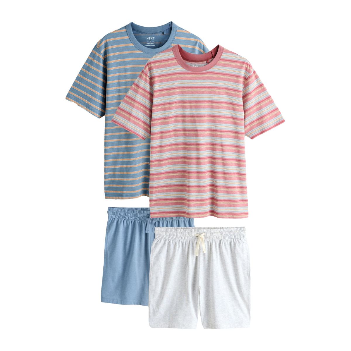 Pyjama en jersey à manches courtes, lot de 2, NEXT