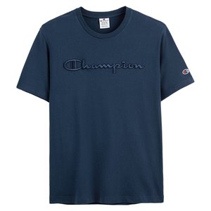 T-shirt met korte mouwen, geborduurd groot logo CHAMPION image
