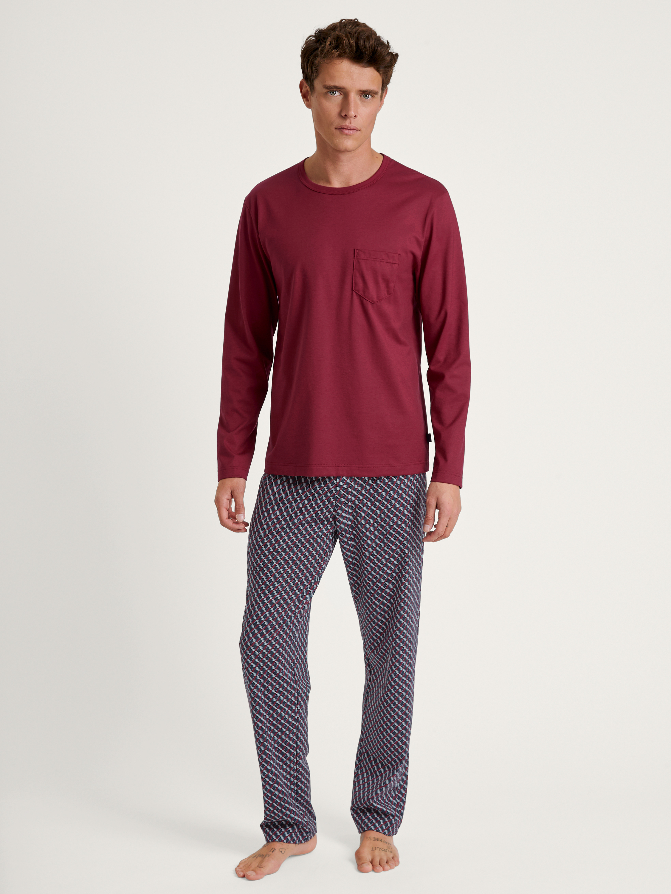 Pyjama manches longues Coton RELAX IMPRINT, CALIDA