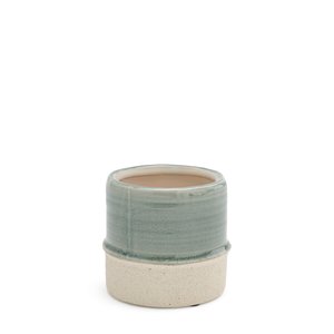 Maceta de cerámica esmaltada Ø12,5 cm, Malino LA REDOUTE INTERIEURS image