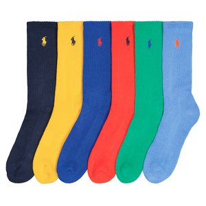Pack of 6 Pairs of Crew Socks