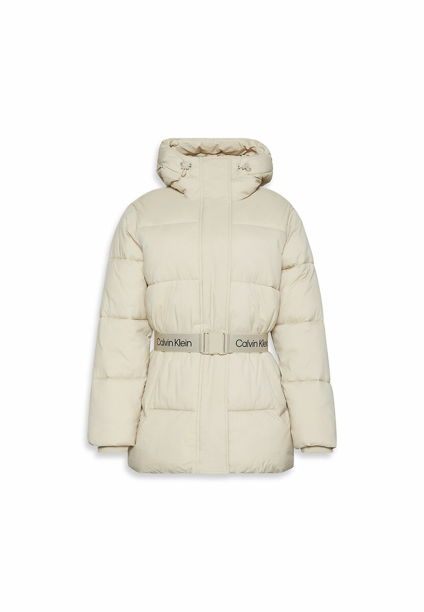 Doudoune ceinturée mi-longue à capuche , CALVIN KLEIN JEANS