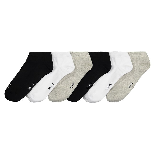 Confezione da 6 paia di calze nero + grigio + bianco CHAMPION