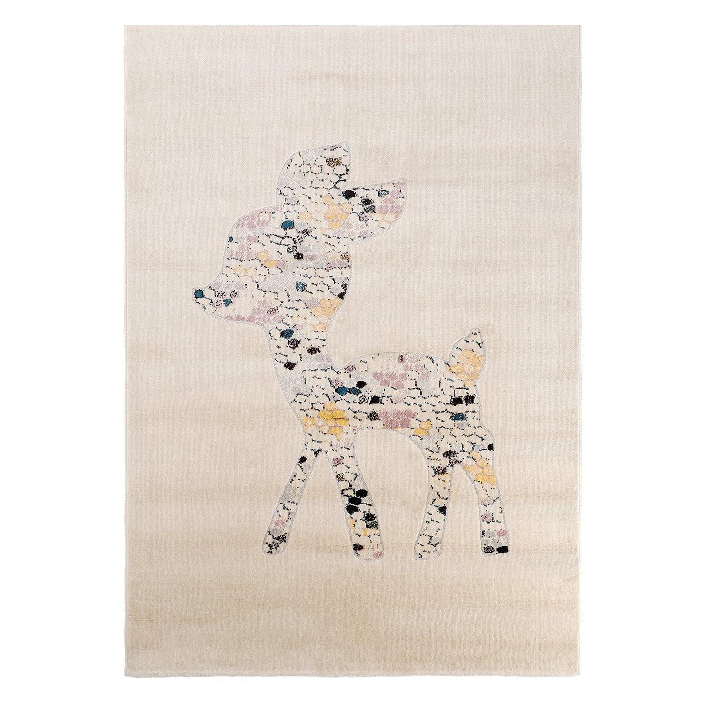 Tapis enfant doux à poils ras FAON, AFK LIVING