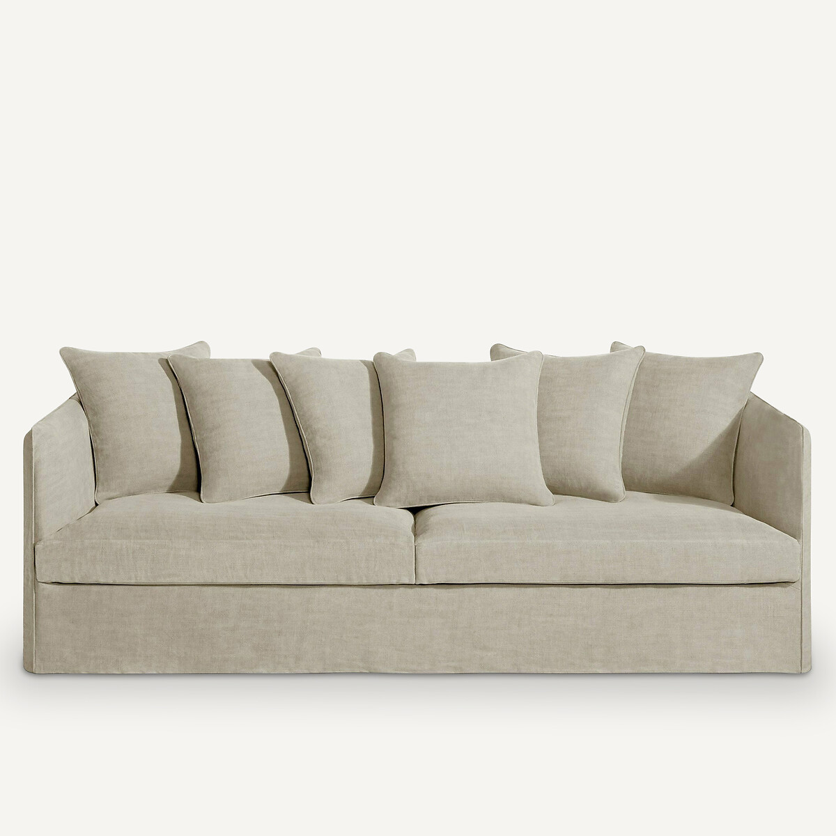 Zetelhoes in stonewashed dik linnen Neo Chiquito