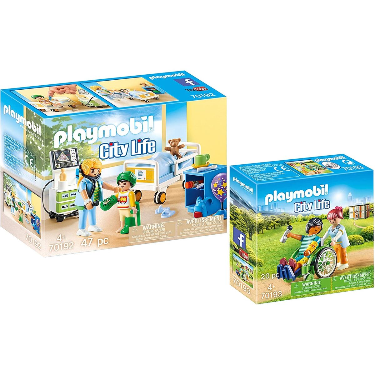 Playmobil® - Maman avec jumeaux et landau - 5573 - Playmobil® City Life