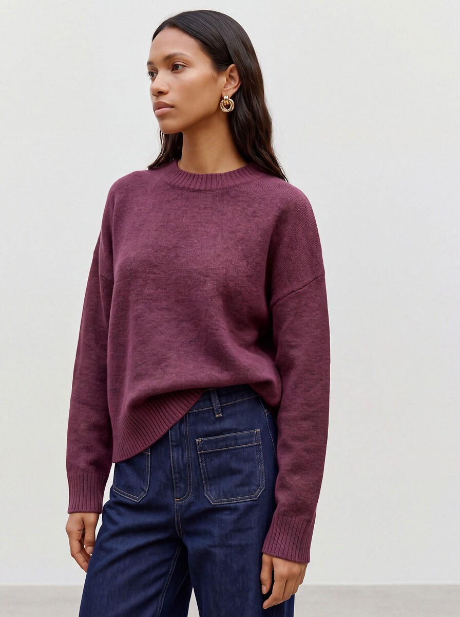 Maglione girocollo maniche lunghe, VERO MODA