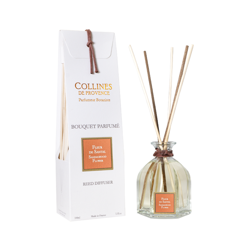 Diffuseur de parfum FLEUR DE SANTAL, COLLINES DE PROVENCE