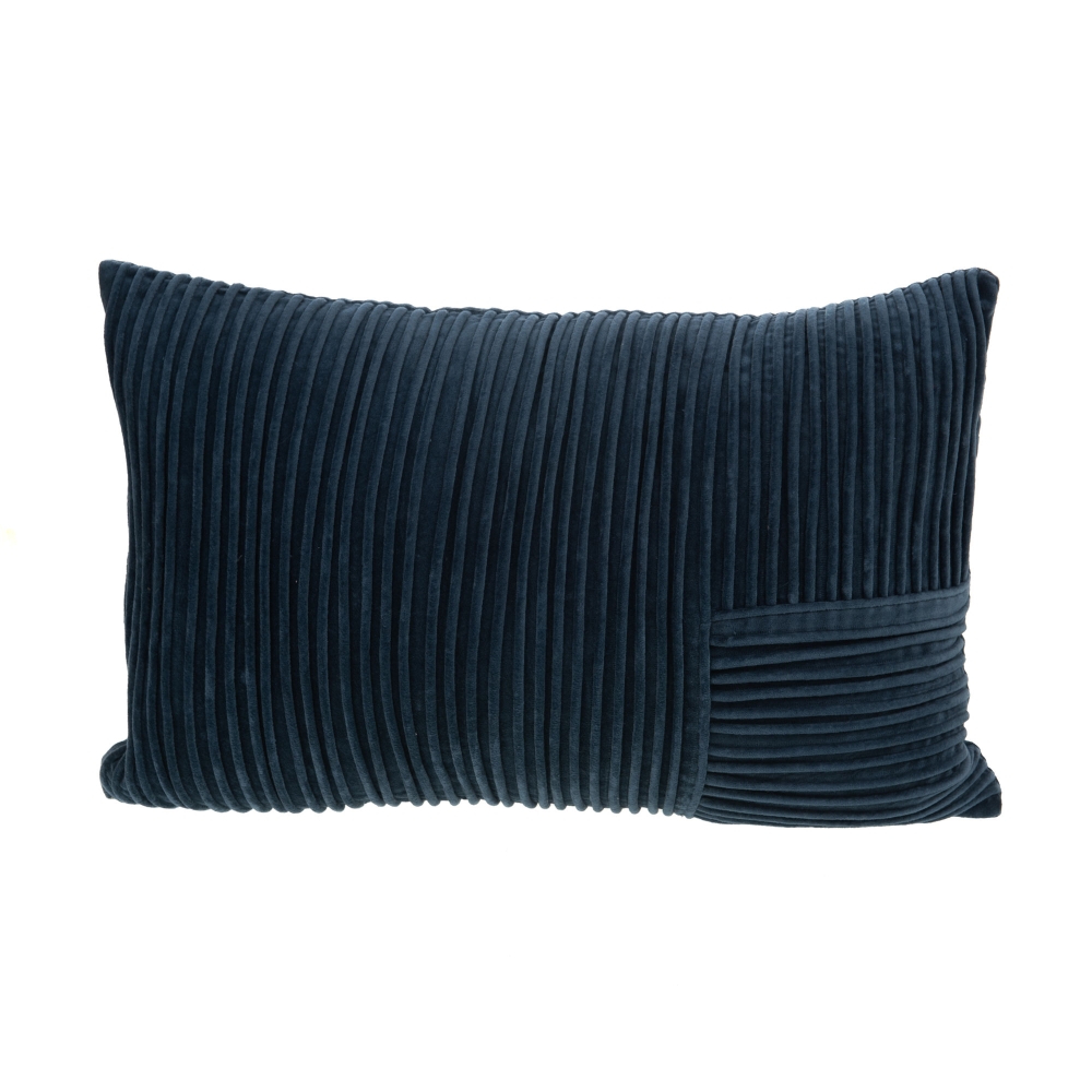 Coussin plis en velours, AMADEUS