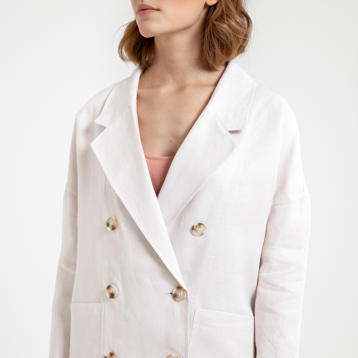 Linen oversized jacket La Redoute Collections | La Redoute