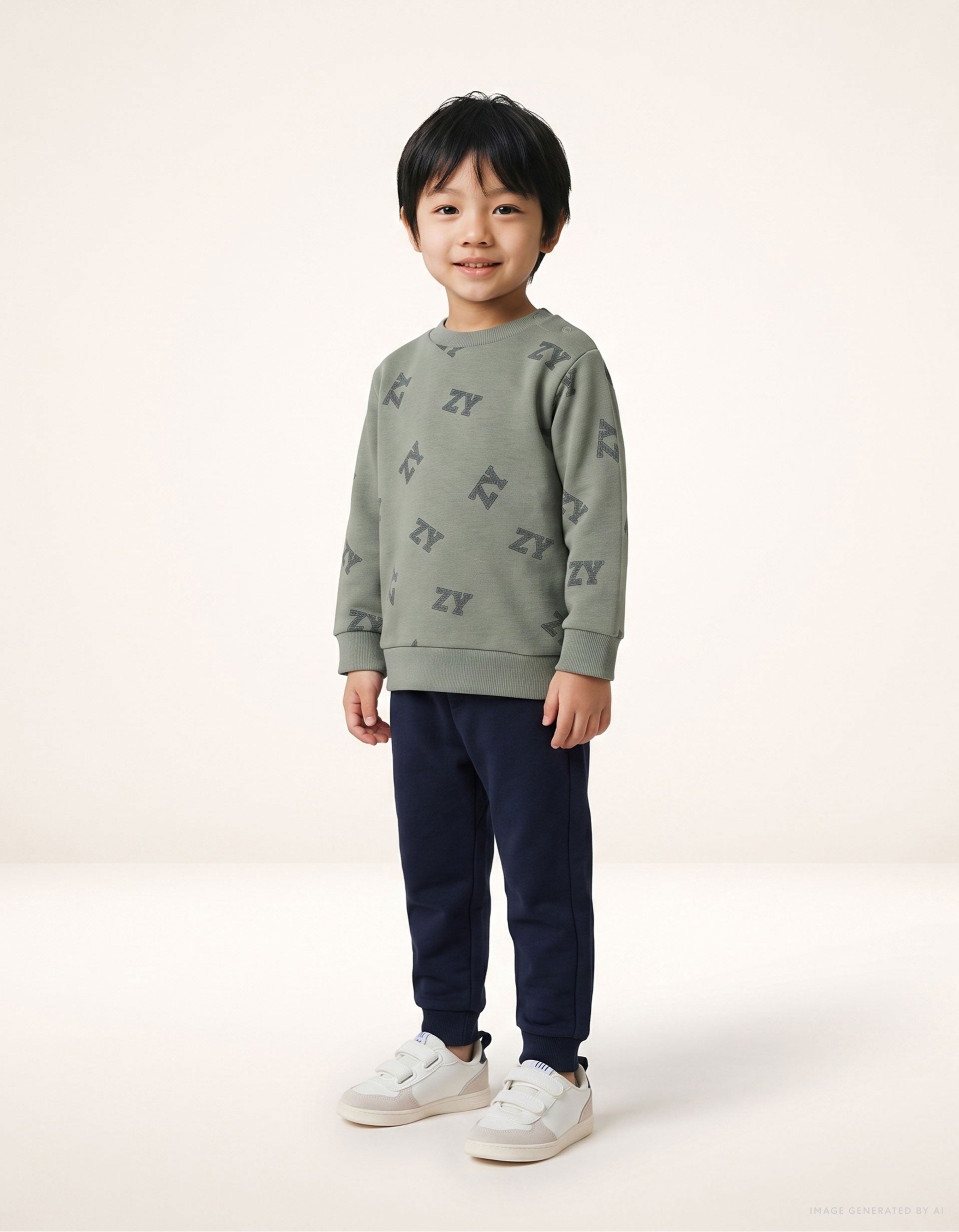 Ensemble de jogging en molleton, ZIPPY