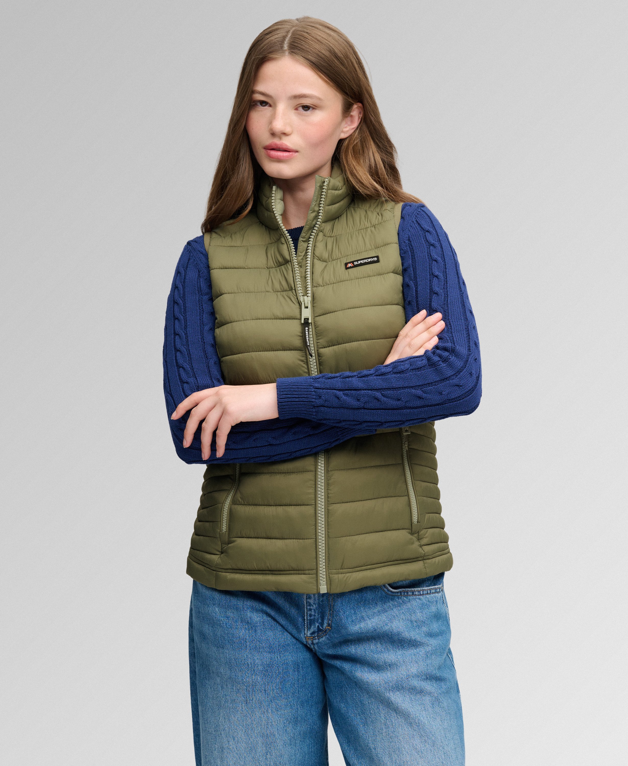 Gilet Matelassé Fuji Lite Coupe Ajustée, SUPERDRY