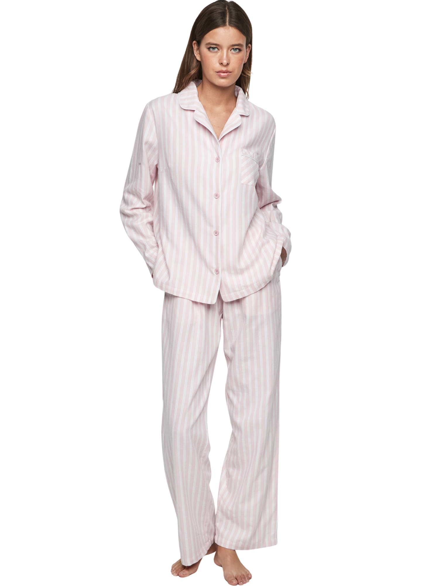 Pyjama pantalon chemise manches longues P105 OXFORD, SELMARK