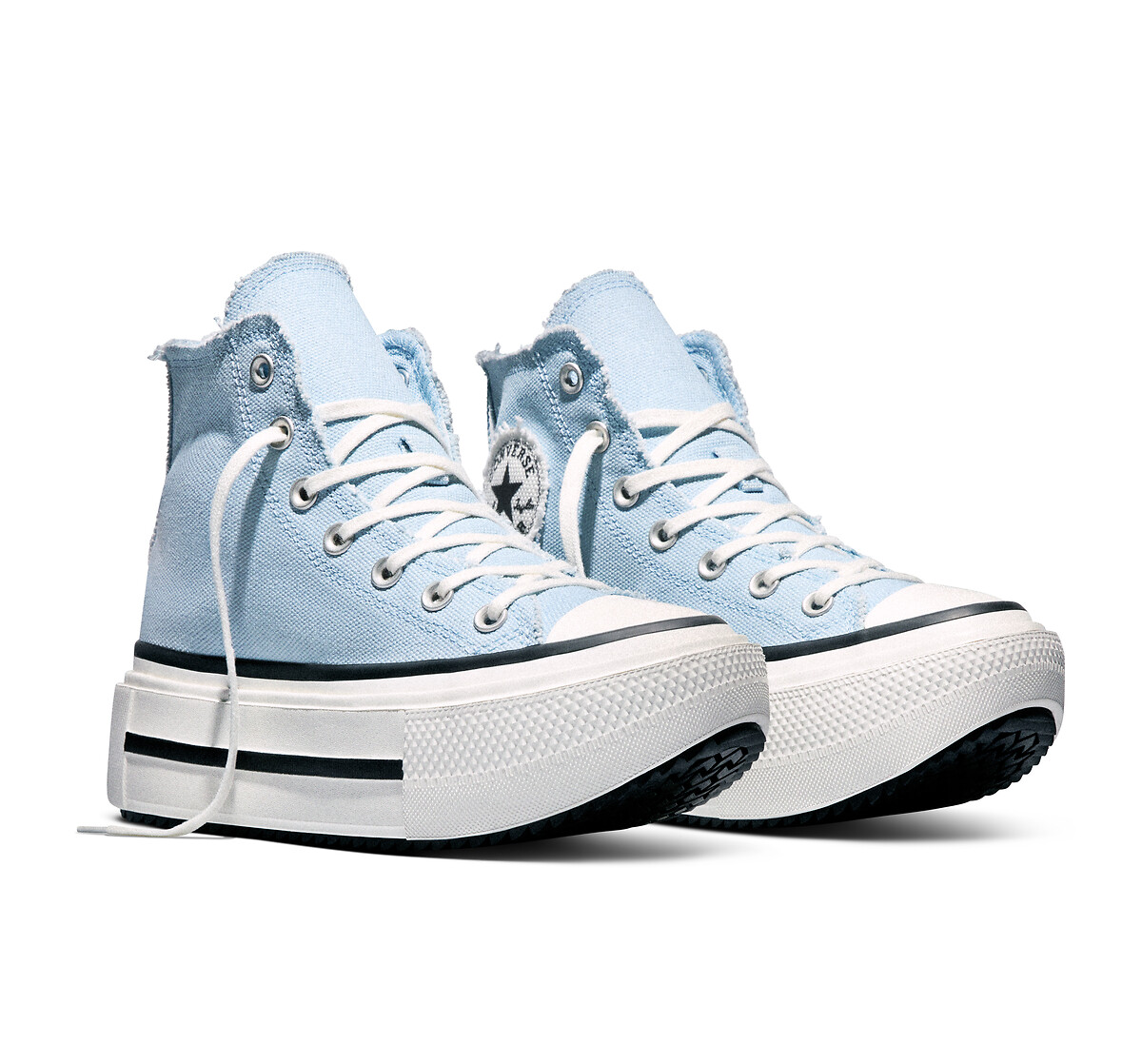 Converse Zapatillas CHUCK TAYLOR ALL STAR LIFT DOUBLE STACK HI DISTRESSED CANVAS