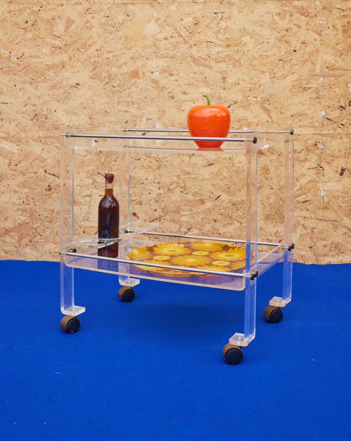 Desserte en plexiglass Anouk N°327 - Bon état, DEBONGOUT