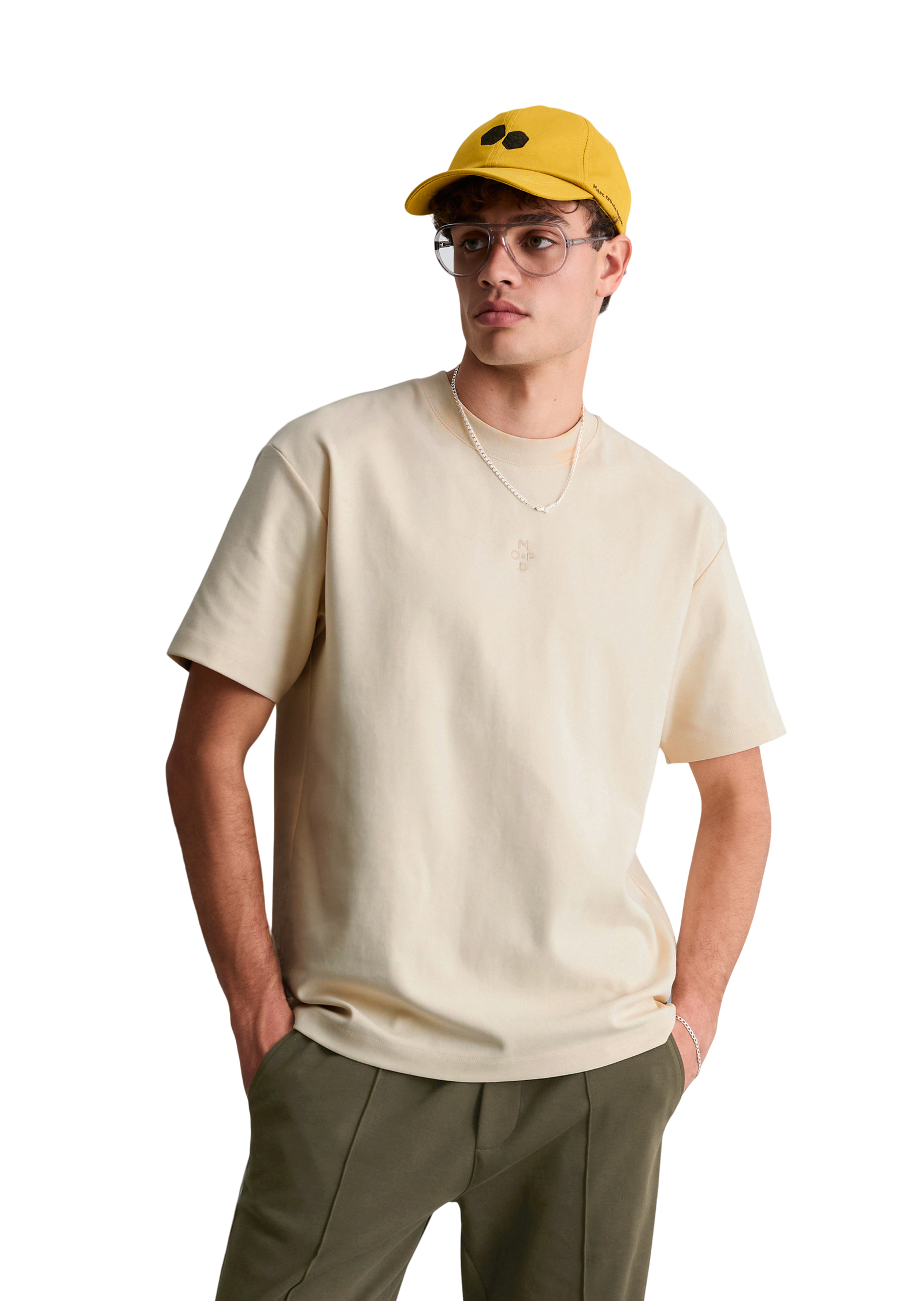 T-shirt ample en jersey de coton bio épais, MARC O’POLO DENIM