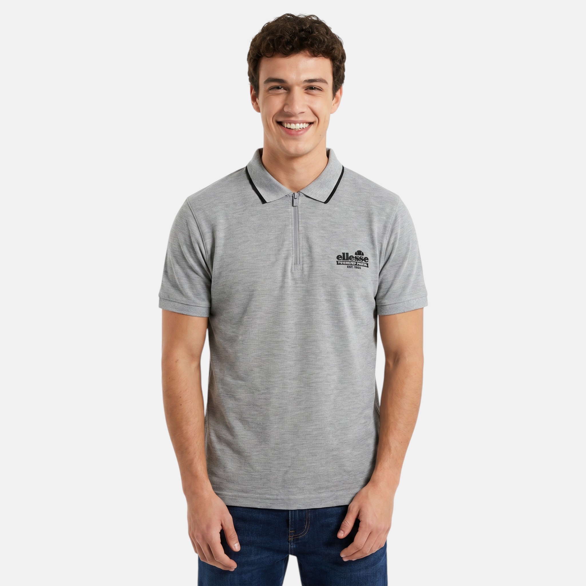 Polo manches courtes, col polo et patte boutonnée GIULIAN, ELLESSE