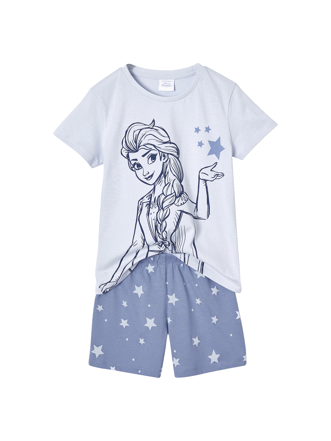 Pyjashort Disney® Reine des neiges Elsa et les étoiles, VERTBAUDET