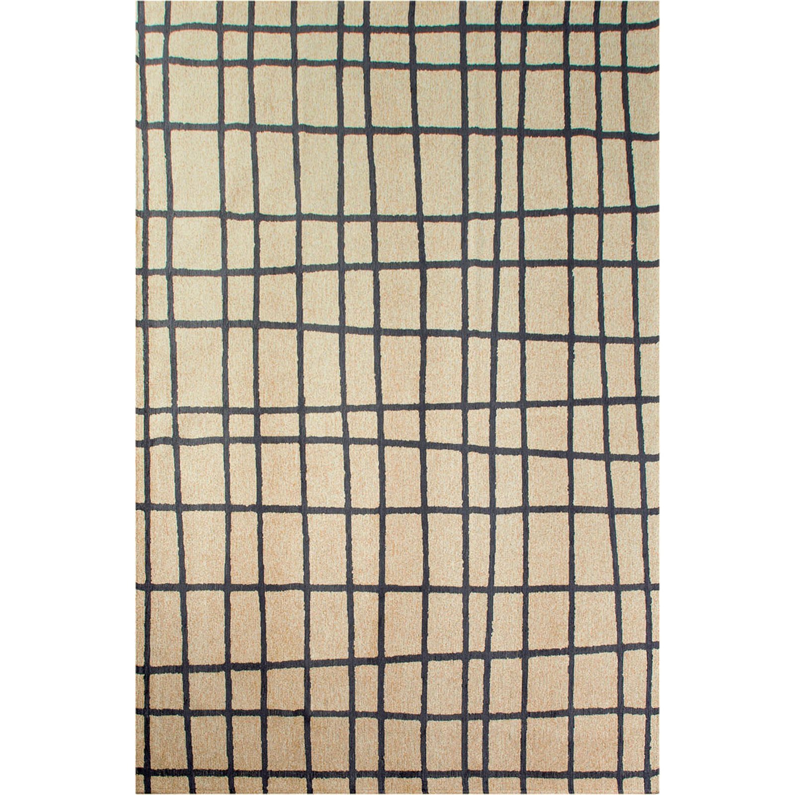 Tapis intérieur extérieur jacquard, CARO, RECOLLECTION