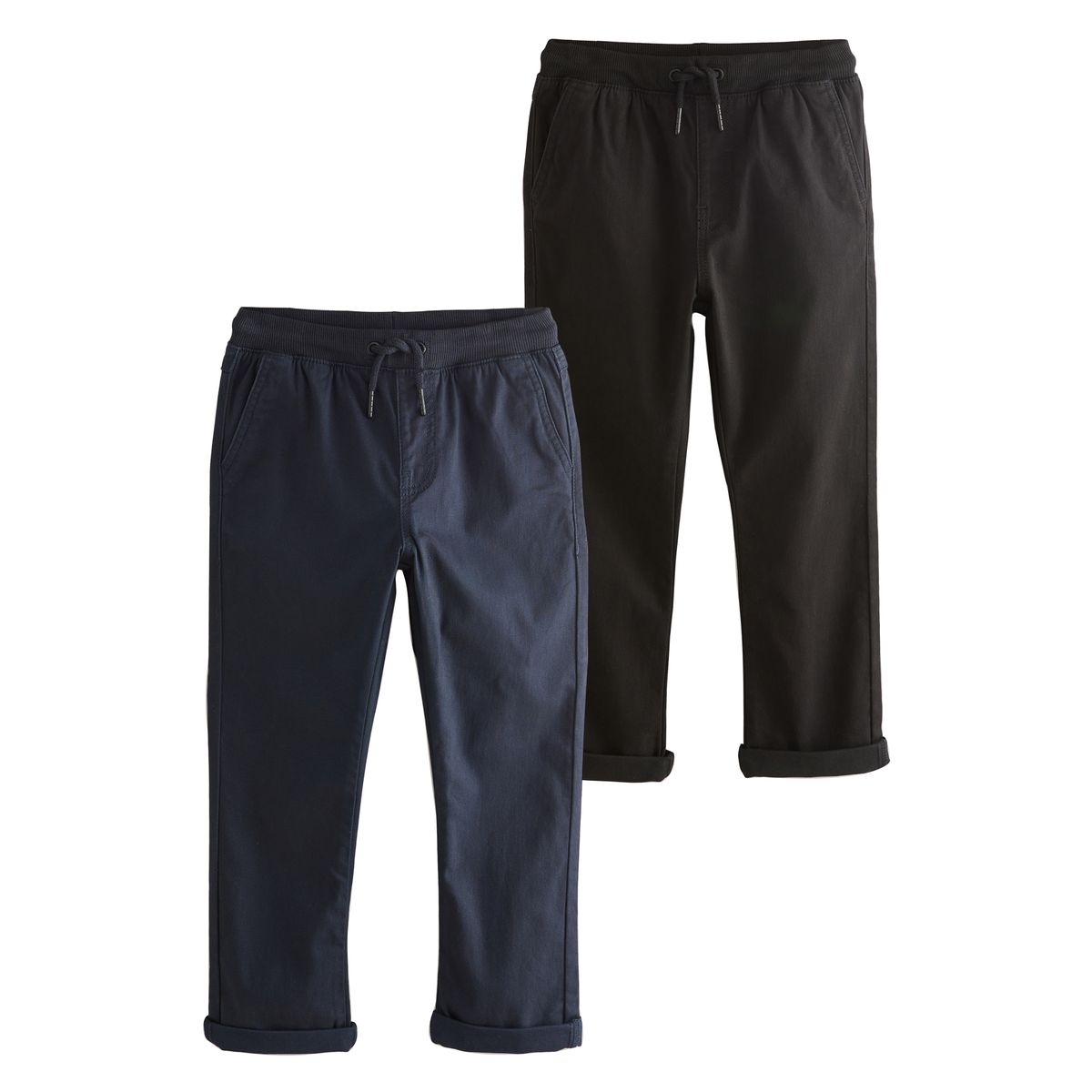 Pantalon taille côtelé à enfiler, lot de 2, NEXT