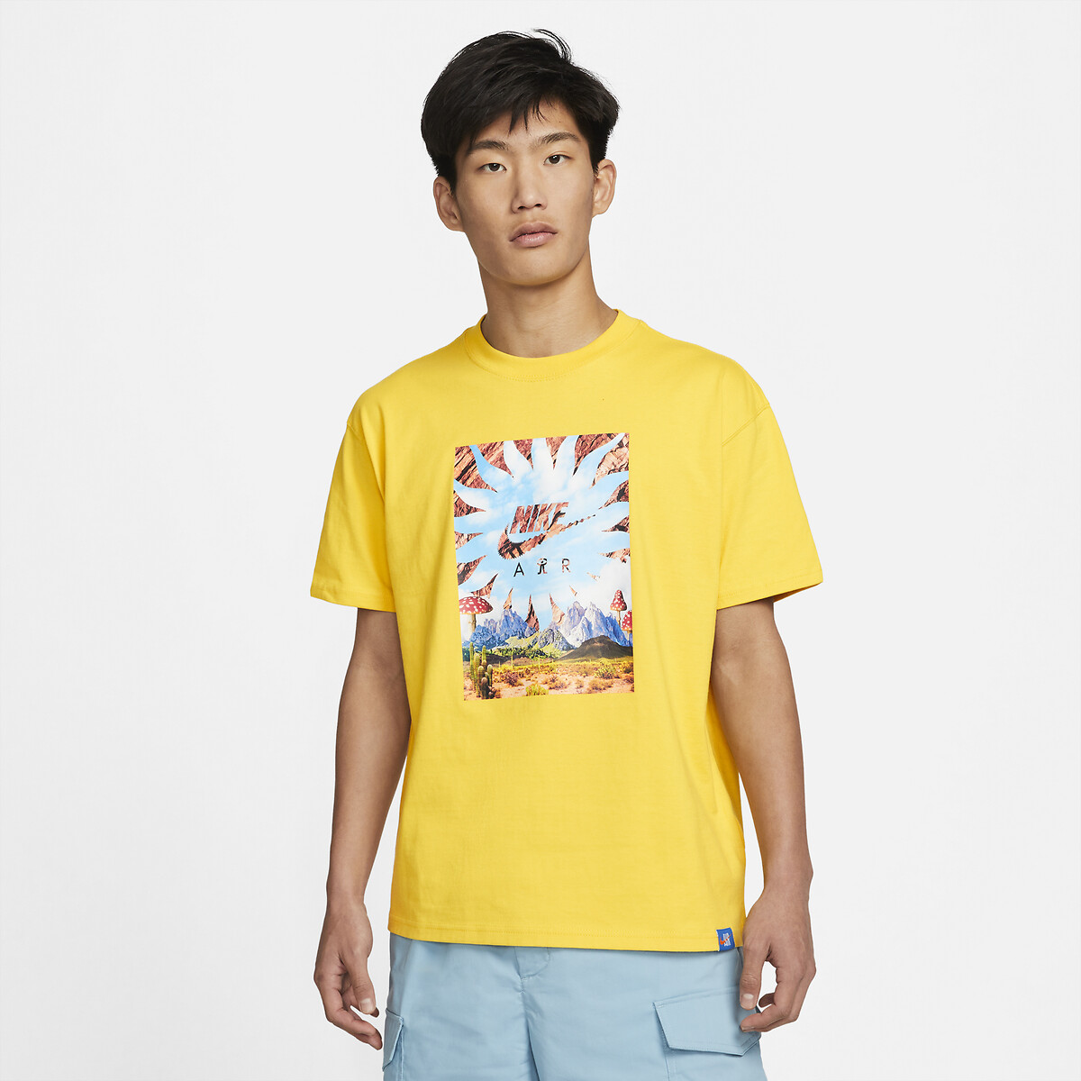 Reflectie Bloody tetraëder T-shirt voor trail geel Nike | La Redoute