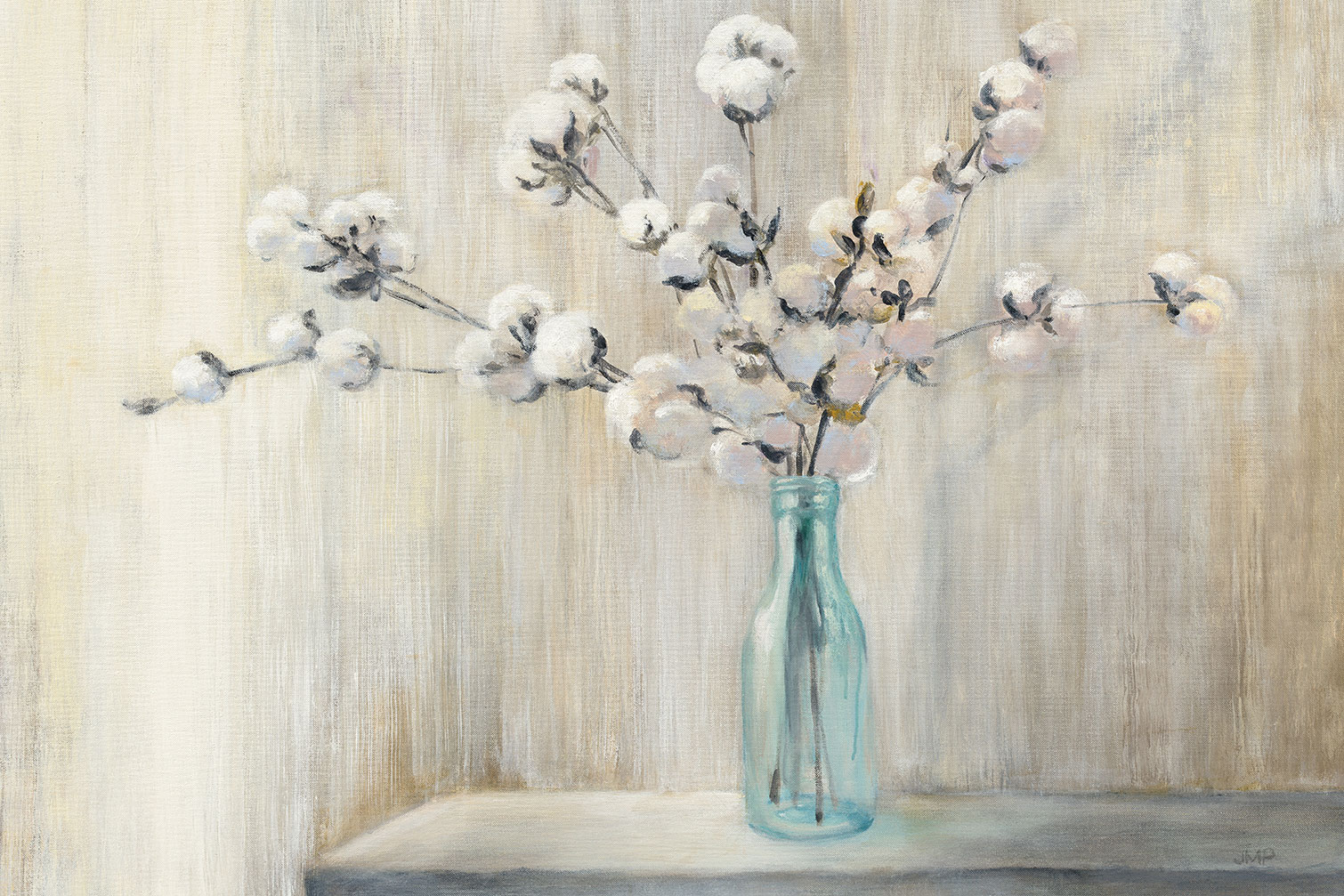Tableau Bouquet et fleurs de coton, HEXOA
