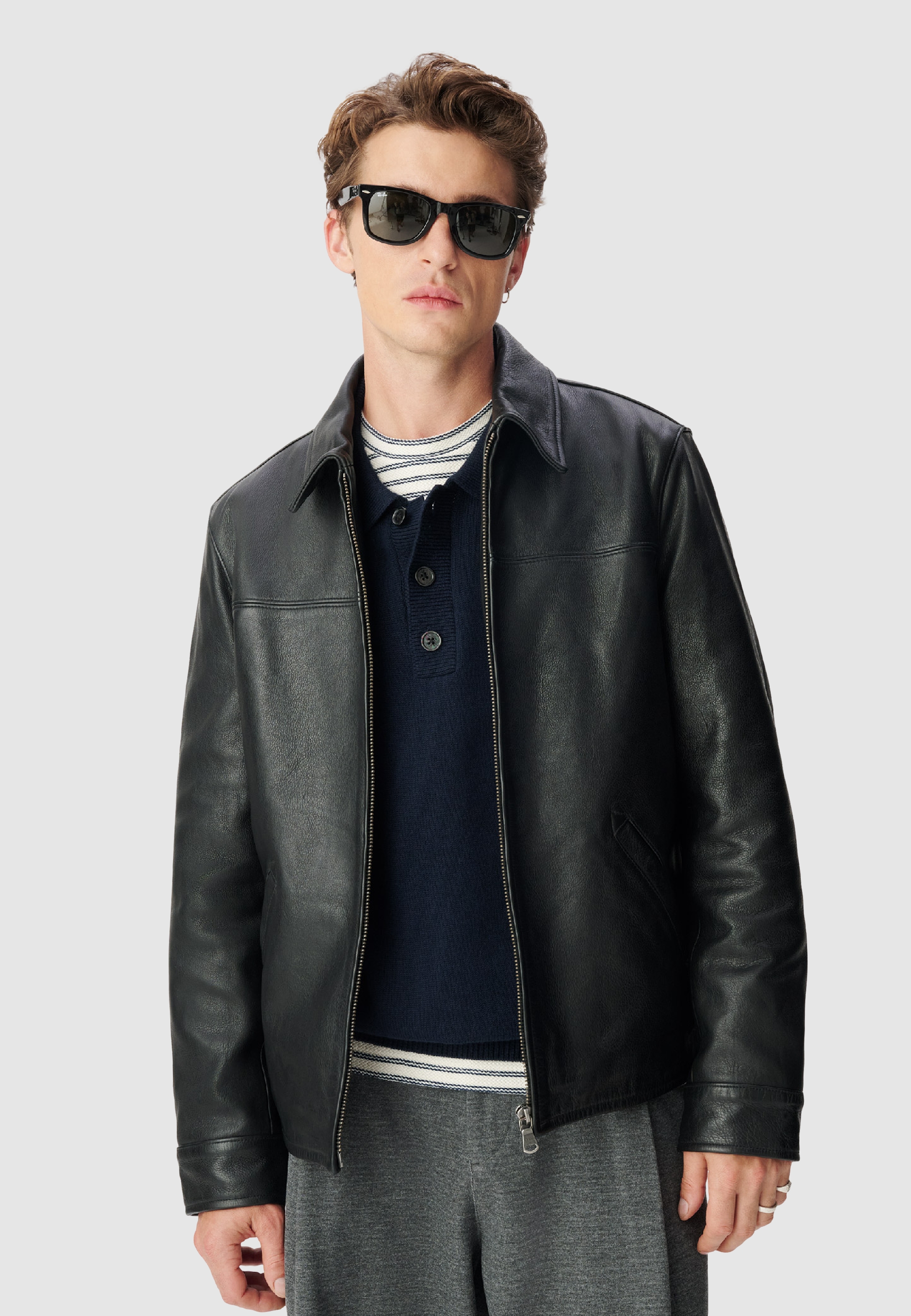 Blouson cuir, IKKS