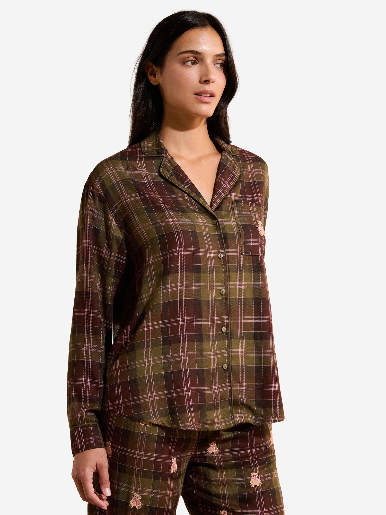 Chemise de pyjama à carreaux HYPSOS, ETAM
