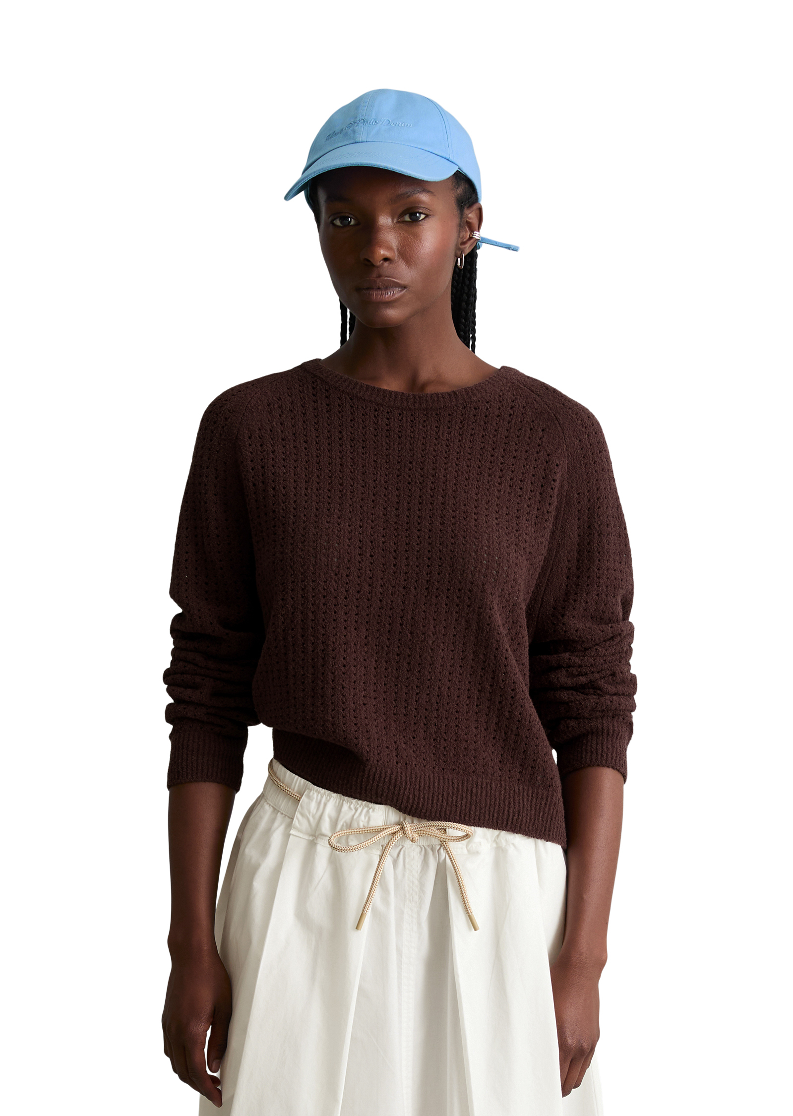 Pull en vrac en doux mélange de coton organique, MARC O’POLO DENIM