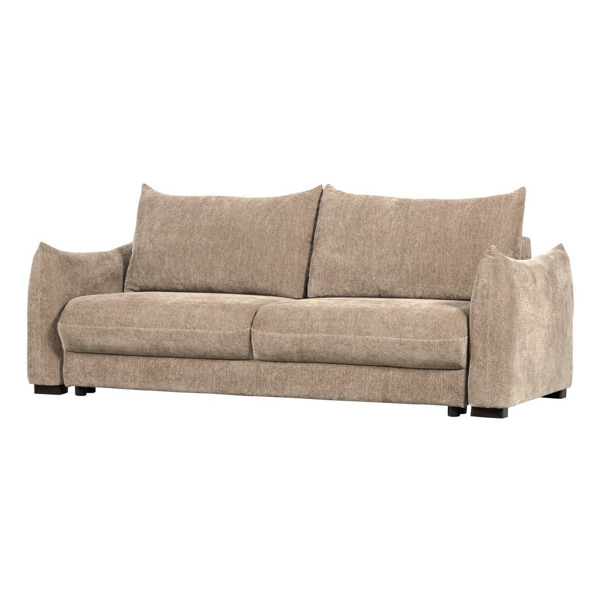 Canapé convertible 3 places en tissu L233 cm - JONNE, WOOOD
