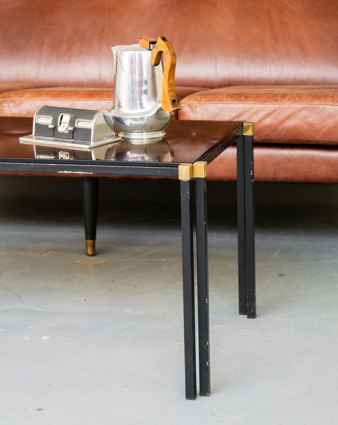 Table basse en métal Donna N°121 - Bon état, DEBONGOUT