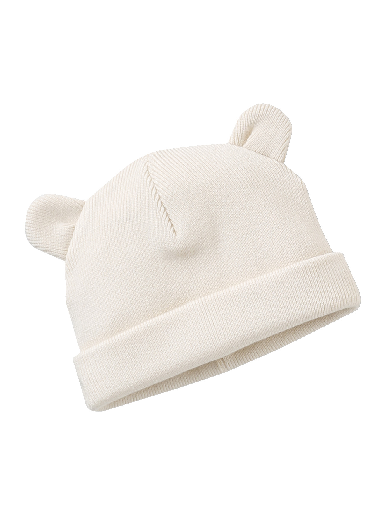 Bonnet bébé à oreilles d'ours en volume, VERTBAUDET