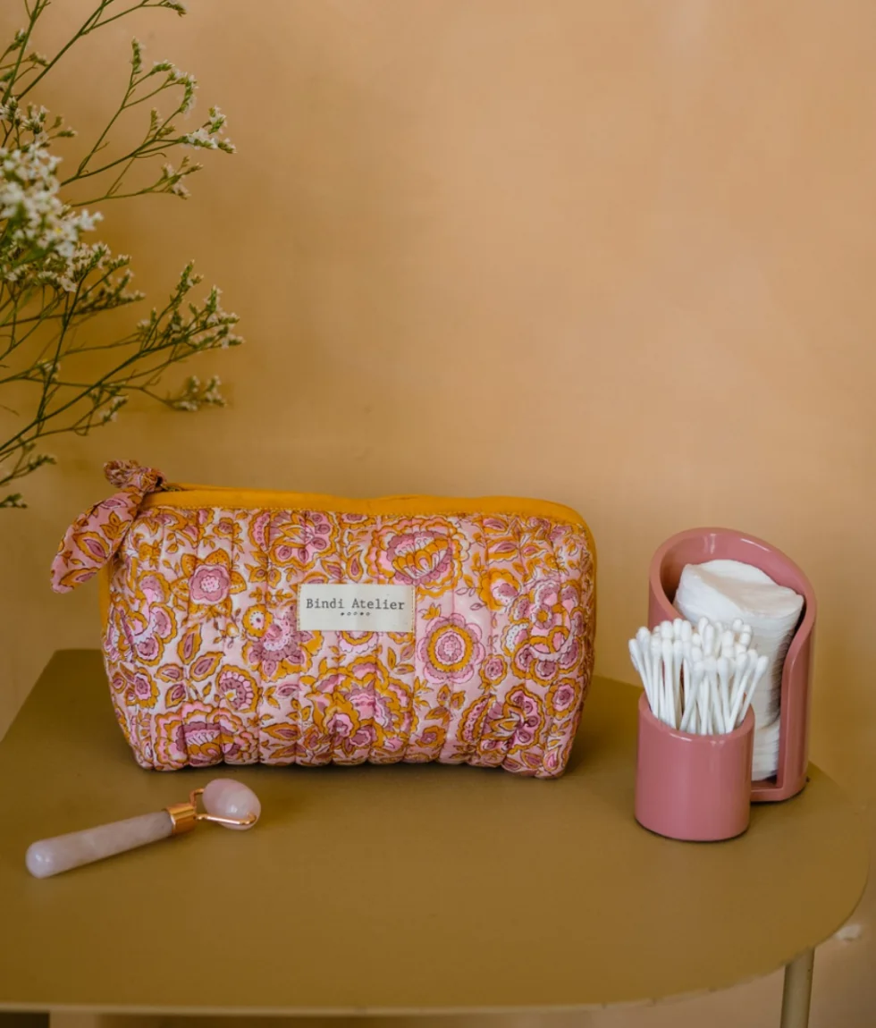 Trousse maquillage en coton Garda, BINDI ATELIER