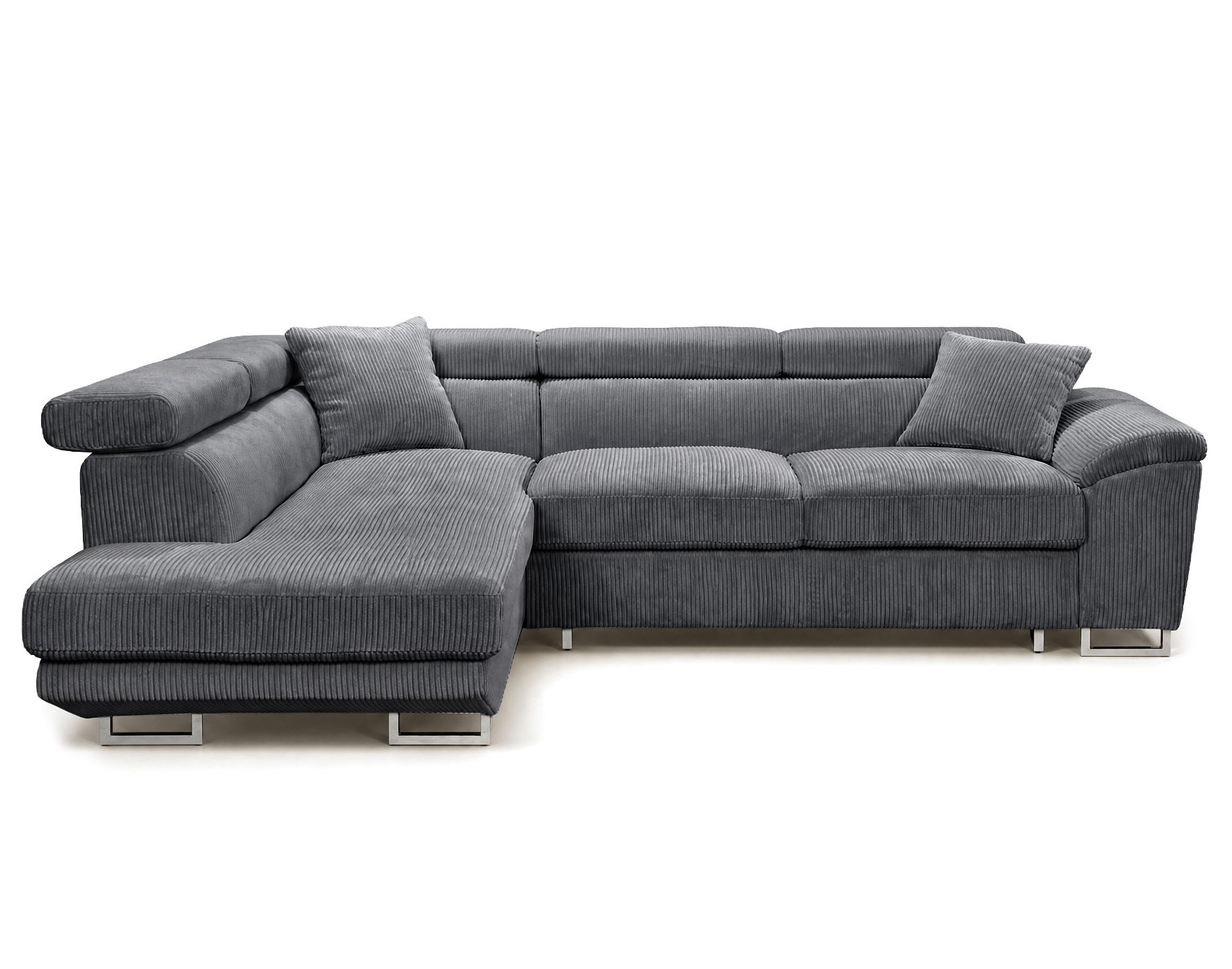 Canapé d'angle gauche 5 places convertible, BAOJI, BEST MOBILIER