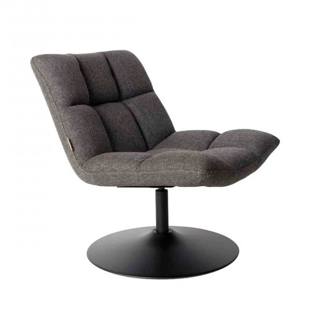 Fauteuil tissu pivotant lounge - BAR, DUTCHBONE